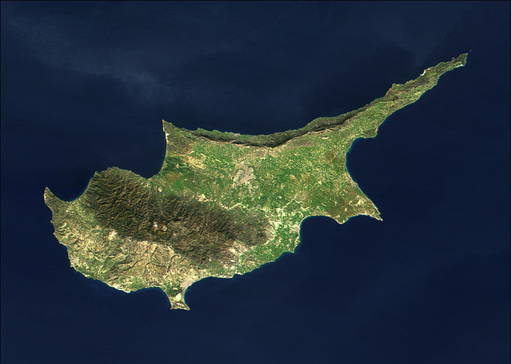 Zypern Satellitenbild