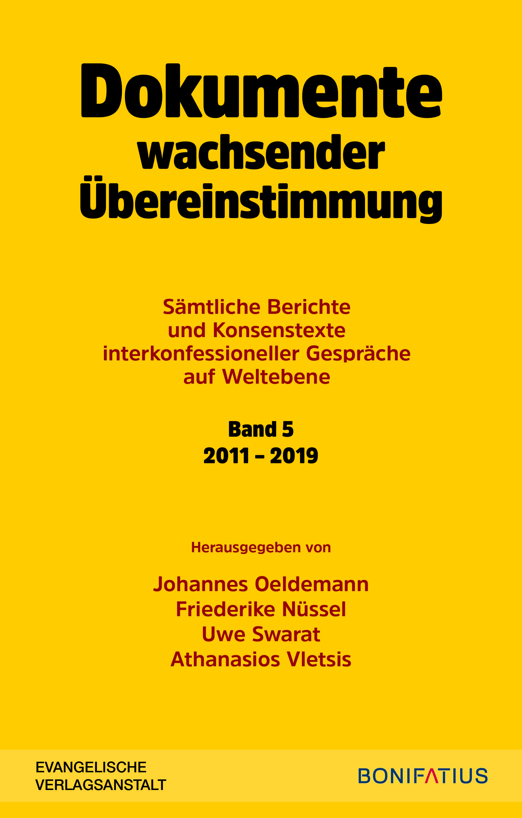 Dokumente wachsender Übereinstimmung 5 (Umschlag)